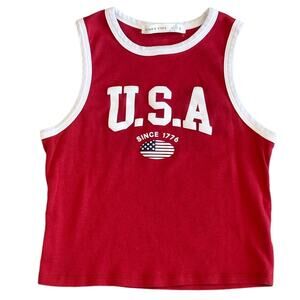 ALTARD STATE Girls USA Patriotic Tank Size Medium